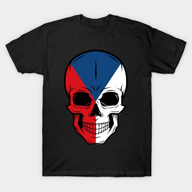 I am Czech , he is Czech skull ,I am from Czech Republic , i love you Czech Republic T-Shirt by ZACSHOPP